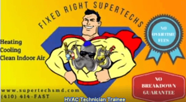 Fixed Right and Guaranteed HVAC Technician Trainee